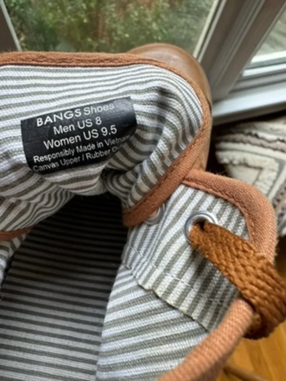 Bangs our shoes